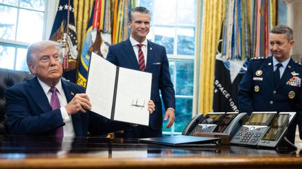 „Department of War“ – Kriegsministerium – ist der neue offizielle Name des bisherigen Verteidigungsministeriums. 