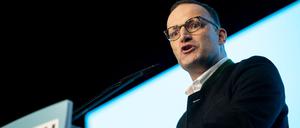 Jens Spahn (CDU), Unionsfraktionschef, spricht bei einer Veranstaltung vor der bevorstehenden NRW-Kommunalwahl am 14. September.