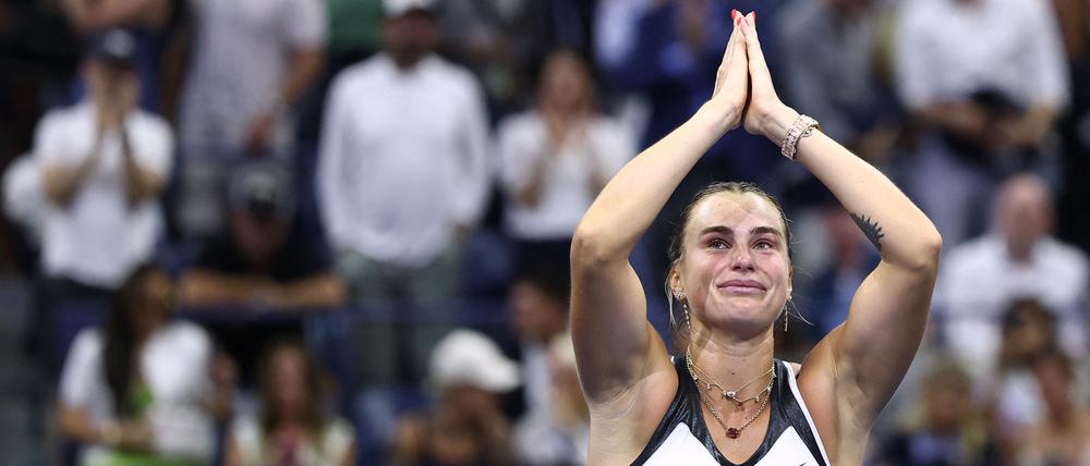 Aryna Sabalenka gewann das Endspiel in New York gegen die amerikanische Wimbledon-Finalistin Amanda Anisimova.