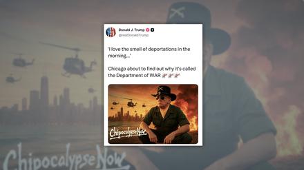 Social Post von Donald Trump – 6. September "Chipocalypse Now"- NUR EInmalige Verwendung – Standzeit max. 10 Tage nach Veröfdentlichung – https://truthsocial.com/@realDonaldTrump/posts/115158096026629509