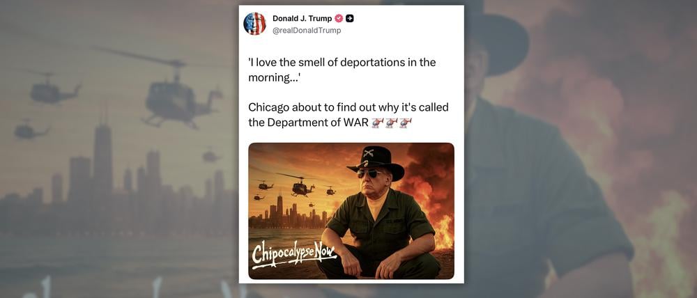 Social Post von Donald Trump – 6. September "Chipocalypse Now"- NUR EInmalige Verwendung – Standzeit max. 10 Tage nach Veröfdentlichung – https://truthsocial.com/@realDonaldTrump/posts/115158096026629509
