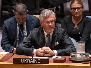 Der ukrainische UN-Botschafter Andrij Melnyk.