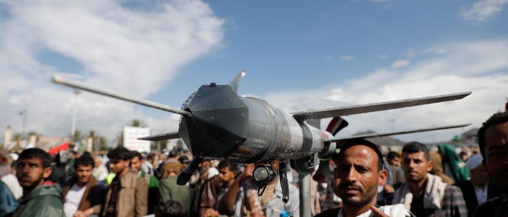 Seit Beginn des Gaza-Kriegs im Oktober 2023 greift die jemenitische Huthi-Miliz Israel regelmäßig mit Raketen und Drohnen an – als Ausdruck ihrer Solidarität mit der islamistischen Hamas. (Archivbild)