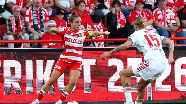 Lisa Heiseler (links) spielt mit Union erstmals in der Bundesliga.