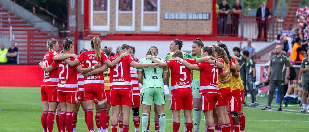 Es war das erste Spiel der Union-Frauen in der Bundesliga.