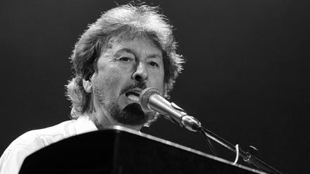 Der Gründer, Sänger und Musiker der Rockband Supertramp Rick Davies.