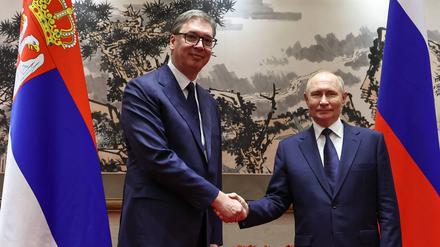 Anfang des Monats traf Aleksandar Vučić und Peking auf den russischen Präsidenten Wladimir Putin.