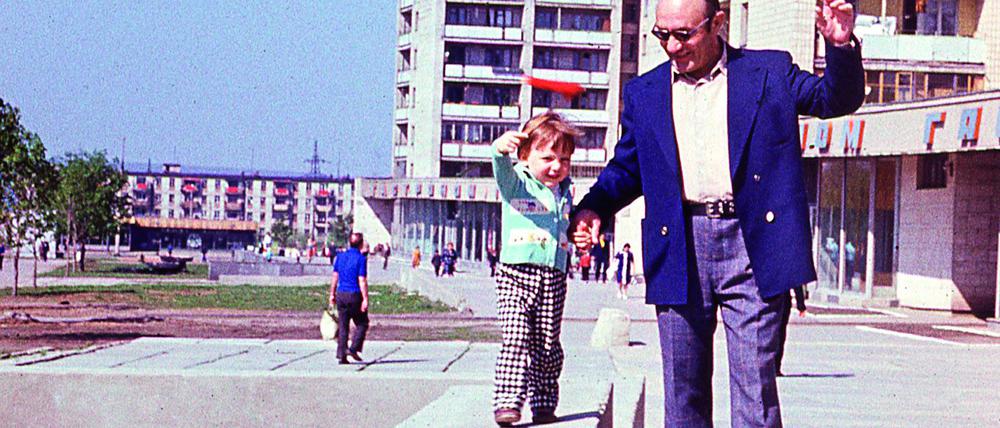 Yuriy Gurzhy und sein Großvater Boruch 1979 in Charkiw. 