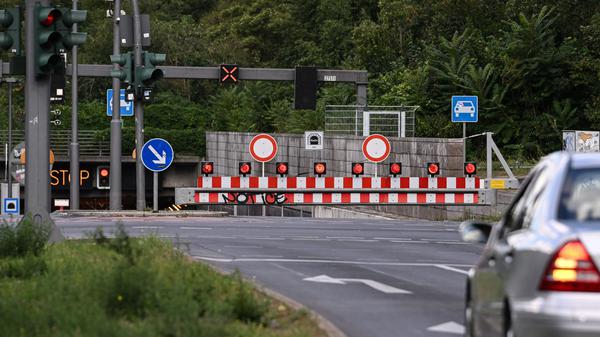 Der Tiergartentunnel in Berlin.