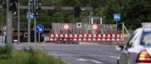 Der Tiergartentunnel in Berlin.