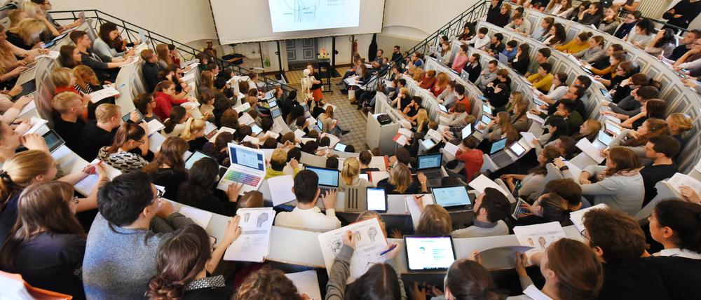 Rund 17 Prozent aller 2,87 Millionen Studierenden in Deutschland kommen laut Statistischem Bundesamt aus dem Ausland. (Archivbild)