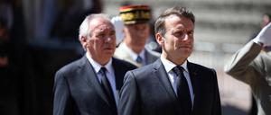 Präsident Emmanuel Macron sucht einen Nachfolger für François Bayrou.