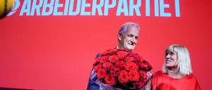 Strahlender Sieger: Jonas Gahr Støre bleibt Norwegens Regierungschef.