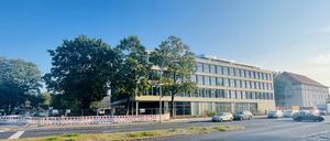 Die neue Grundschule in Berlin-Spandau am Fehrbelliner Tor, zwischen Askanierring und Hohenzollernring.  