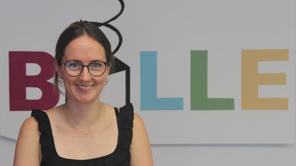 Isabell Baumann arbeitet im Kinder- und Jugendhaus Bolle in Berlin-Marzahn
Credit: Steffi Bey
