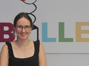 Isabell Baumann arbeitet im Kinder- und Jugendhaus Bolle in Berlin-Marzahn
Credit: Steffi Bey