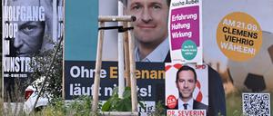 Im Potsdamer Stadtbild sind derzeit viele Wahlplakate zu sehen.