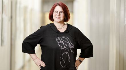 Martina Regulin, Vorsitzende der GEW-BerlinPressefotos Vorsitzende (Christian von Polentz)