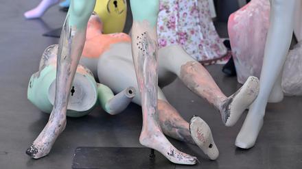Erster Blick in die Ausstellung „Wolfgang Joop im Kunstraum“, die am 13. September eröffnen wird.