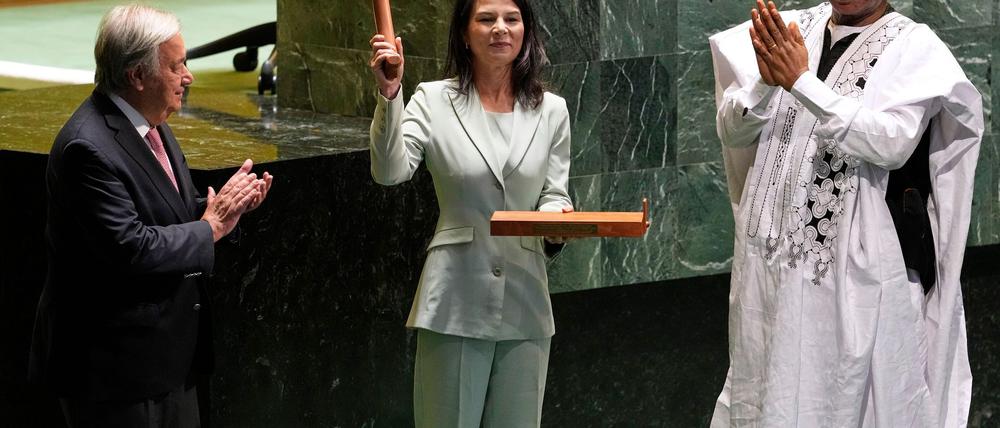 Annalena Baerbock ist jetzt Präsidentin der UN-Vollversammlung. 