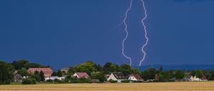Lokale Gewitter sind für die kommenden Tage angesagt. (Symbolbild)
