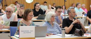 Stadtverordnetenversammlung (SVV) Potsdam im IHK-Gebäude.