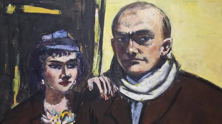 Max Beckmann: Doppelbildnis. Max and Mathilde Beckmann (1941)