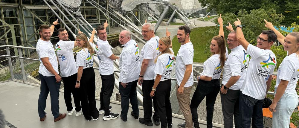 Sportler und Politiker machen sich für eine Olympia-Bewerbung Münchens stark.