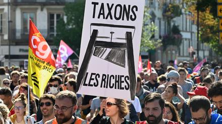 Landesweit fanden heute in Frankreich Kundgebungen und Protestaktionen statt.