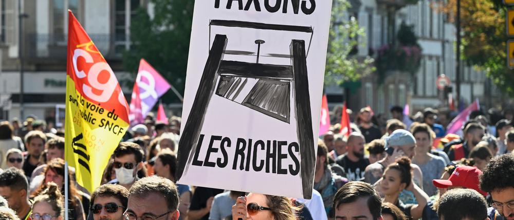 Landesweit fanden heute in Frankreich Kundgebungen und Protestaktionen statt.
