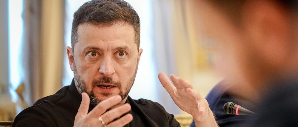 Wolodymyr Selenskyj, Präsident der Ukraine.