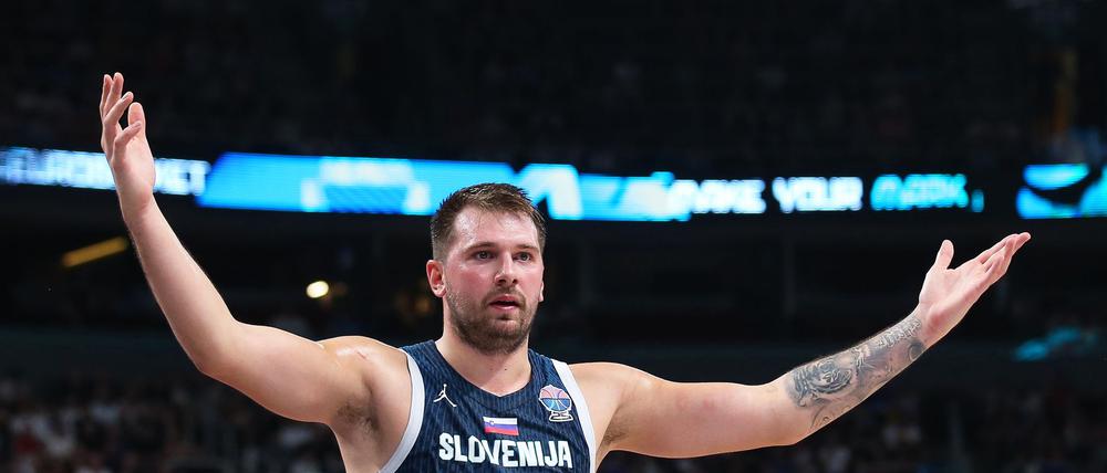Luka Doncic war mit vielen Pfiffen der Schiedsrichter nicht einverstanden.
