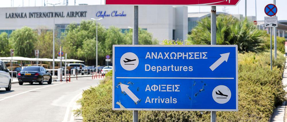 Auch der Flughafen Larnaka ist vom Streik betroffen. (Archivbild)
