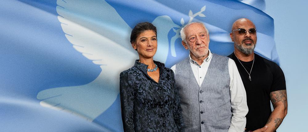 Sahra Wagenknecht, Dieter Hallervorden und der Rapper Massiv laden ein.