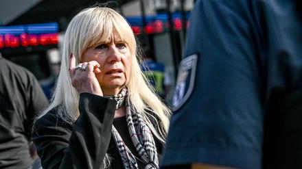 Iris Spranger (SPD), Senatorin für Inneres und Sport von Berlin, gibt zum Stromausfall im Berliner Südosten am Dienstag ein Statement. 