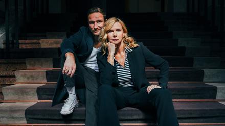 Hotel de Rome, Berlin. Veronica Ferres und Frederick Lau, PR-Termin „Call My Agent Berlin“.