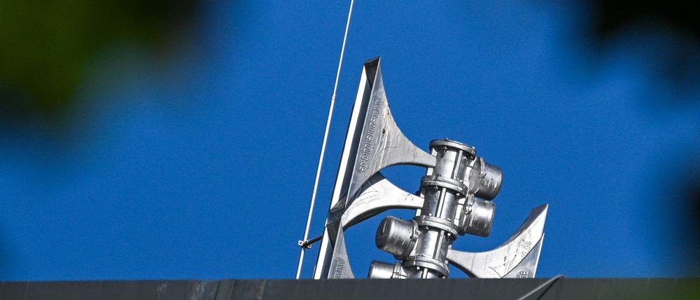 Um 11.00 Uhr ertönten die Sirenen in Brandenburg.