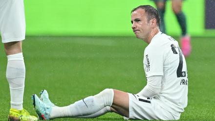 Mario Götze fehlt Eintracht Frankfurt auch im Spiel bei Bayer Leverkusen.