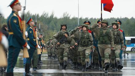 Im Jahr 2021 fand das letzte „Sapad“-Militärmanöver statt. (Archivbild) Mit rund 200.000 Soldaten war es deutlich größer als heute.