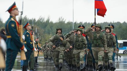 Im Jahr 2021 fand das letzte „Sapad“-Militärmanöver statt. (Archivbild) Mit rund 200.000 Soldaten war es deutlich größer als heute. 