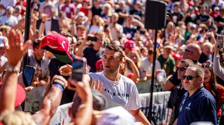 Charlie Kirk war ein Fixpunkt in der Welt von Donald Trump. 