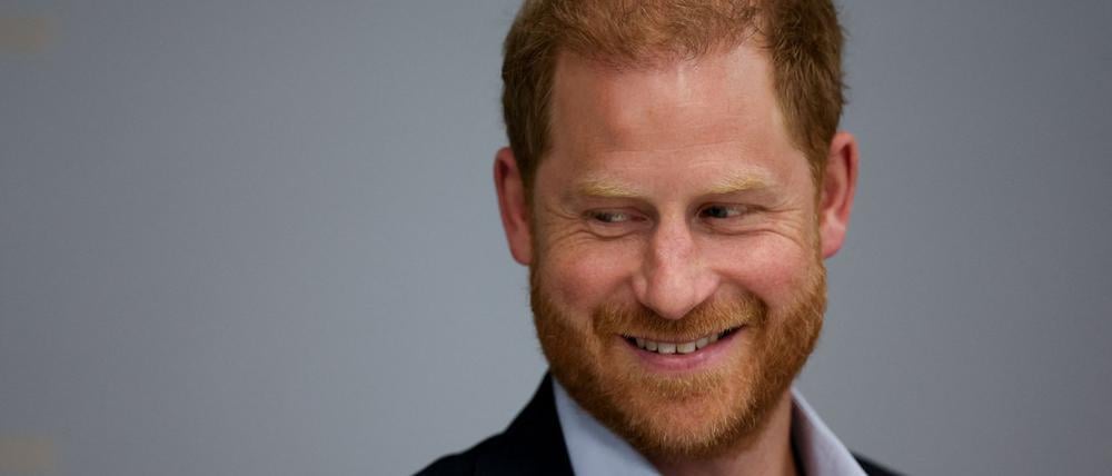 Der britische Prinz Harry, Herzog von Sussex, bei einem Besuch des Centre for Blast Injury Studies des Imperial College London im Sir Michael Uren Hub in White City, West London.