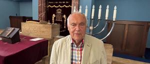 Reinhard Schramm, Vorsitzender der jüdischen Landesgemeinde Thüringen: „So zu tun, als sähe ich als Jude die Nöte von Menschen in Gaza nicht, ist verletzend.“  