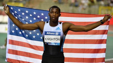 US-Sprinter Erriyon Knighton ist für vier Jahre gesperrt worden. (Archivbild)