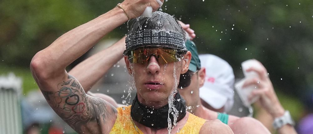 Christopher Linke belegte über die 35 Kilometer im Gehen den 14. Platz.