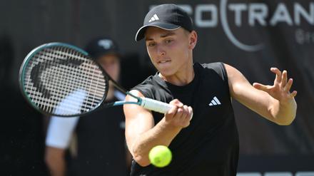 Justin Engel absolvierte als zweitjüngster deutscher Spieler der Geschichte ein Davis-Cup-Spiel. (Archivbild)