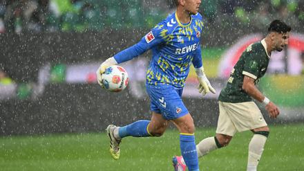Beim Bundesligaspiel zwischen Wolfsburg und Köln sorgte ein Unwetter für eine Unterbrechung