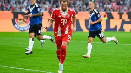 Harry Kane traf auch gegen den HSV.