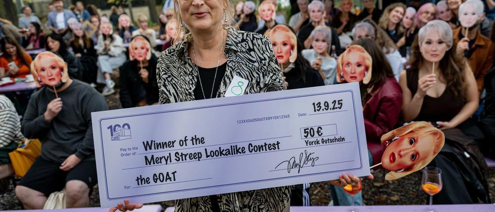 Gewinnerin Ina erhielt einen Kinogutschein.