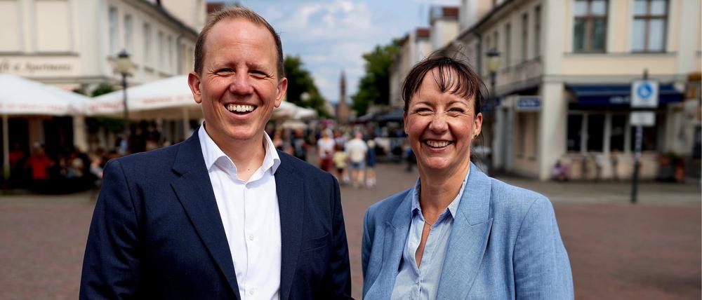 Die neue Doppelspitze: Tiemo Reimann und Andrea Albrecht.